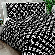 Комплект постільної білизни бязь люкс Selena LV білий 100083