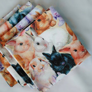 Серветка пасхальна Великодні кролики Selena 711102