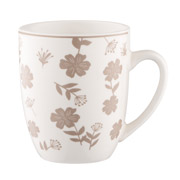 Чашка порцелянова 360 мл Ravenna Ardesto AR1336R біло-бежева