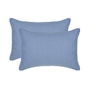 Набір із двох трикотажних наволочок Home Line 157411 сіро-блакитний