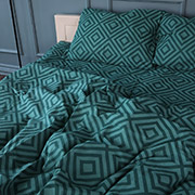 Пододеяльник 17-0622 Geometry Emerald бязь MirSon