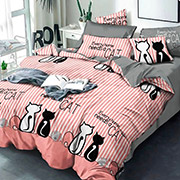 Постільна білизна Милі котики бязь Selena 100473