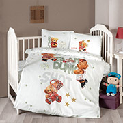 Постільна білизна для дитячого ліжечка Cleo сатин First choice