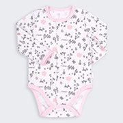 Боді для дівчинки БД59 інтерлок Bembi 20A-молочний-принт