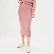 В'язана спідниця Katrin темно-рожева Art Knit