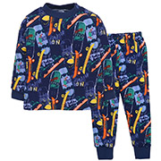 Піжама для хлопчика 0102202ске футер з підчосом Татошка синій