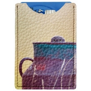 Картхолдер шкіряний Devays Maker сова в глечику 25-01-455