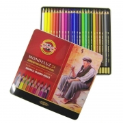 Карандаши акварельные цветные Koh-i-noor Mondeluz 24 цвета 3724