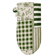 Рукавица-прихватка Пэчворк зеленый Хозяйка Прованс