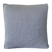 Наволочка в'язана декоративна жакардова British grey Прованс