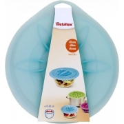 Кришка силіконова Metaltex блакитна 21 см 235174