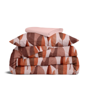 Дитяча постільна білизна в ліжечко LEAFS CS1 Cosas теракотовий