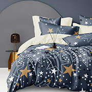Постільна білизна Золоті зірки 101186 бязь-люкс Selena
