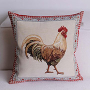 Декоративна гобеленова подушка Півень Добробут Прованс