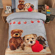 Підліткова постільна білизна Dobi сатин 3D First choice