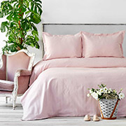 Покривало з наволочками Palvi Karaca Home pudra пудра