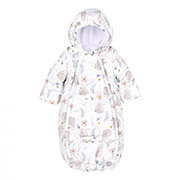 Конверт зимовий для малюків КВ42 Бембі W91-світло-сірий-рожевий