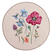 Серветка гобеленова LiMaSo Весняна ластівка ROUND862-25D