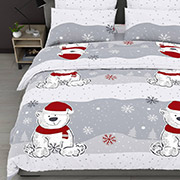 Постільна білизна Сніговий день 101831 бязь-люкс Selena