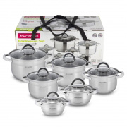 Набір каструль 12 предметів Kamille 5638S