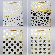 Пакет подарунковий 42х31х12 см Gold Korobki