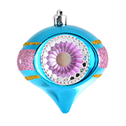 Новогодний Шар Небесный лотос голубой 972799