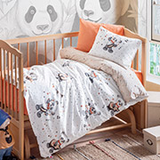 Постільна білизна в дитяче ліжечко Musico Oranj ранфорс Cotton Box