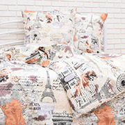 Постільна білизна 40-0975 Brown бязь gold Nostra