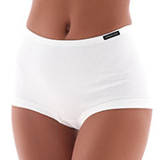 Труси-брифи жіночі 25088 бавовняний рубчик German Volf молочний
