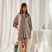 Домашній костюм Fou Penelope vizon темно-бежевий