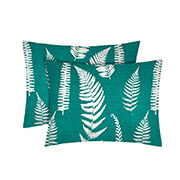 Набір із двох наволочок Папороть бязь Home Line зелений