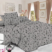 Постільна білизна Смугасті котики 505116 фланель Selena