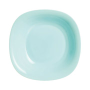 Тарілка глибока квадратна 21см Luminarc Carine Light Turquoise P4251