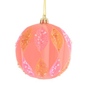 Шар новогодний 8 см Ромбы Yes! Fun 972812