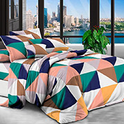 Постільна білизна Абстракція трикутників 600619 полікоттон Selena