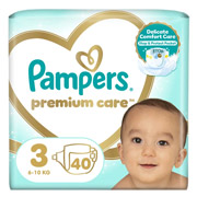 Підгузки дитячі 6-10 кг розмір 3 40 шт Active Baby-Midi Pampers 8001090379337