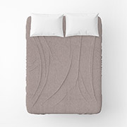 Простирадло Крапки бязь Home Line сіро-ліловий