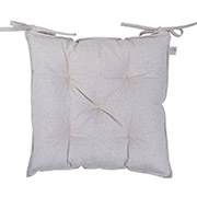 Подушка-сидушка для стула Прованс Беж на завязках