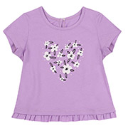 Футболка для дівчинки ФТ1 супрем Бембі Q00-бузковий