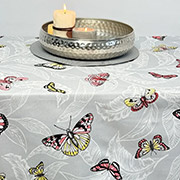 Скатертина водовідштовхувальна 5725-13 Метелики DUCK Ecotton