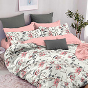 Постельное белье Цветочные фантазии pink 102184 бязь-люкс Selena