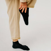 Шкарпетки конопляні короткі Ukono чорні