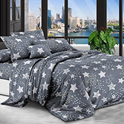 Постільна білизна Срібні зірки 600255 полікоттон Selena