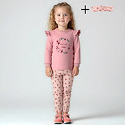 Комплект для дівчинки 0820381луч футер Татошка рожевий