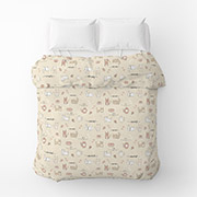 Підковдра з бязі Котяча радість Home Line пісочний