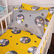 Наволочка 20-0029 Funny mice бязь MirSon