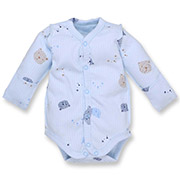 Боді 1433253гвд інтерлок Татошка блакитний із принтом