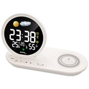 Часы настольные WT427 Wireless Mobile Charging White Technoline DAS302479