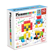 Конструктор магнітний 50 деталей Building Cubes Picasso 23645