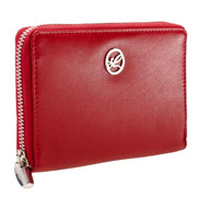 Гаманець шкіряний жіночий RFID Red P8271-2 Semi Line DAS303160